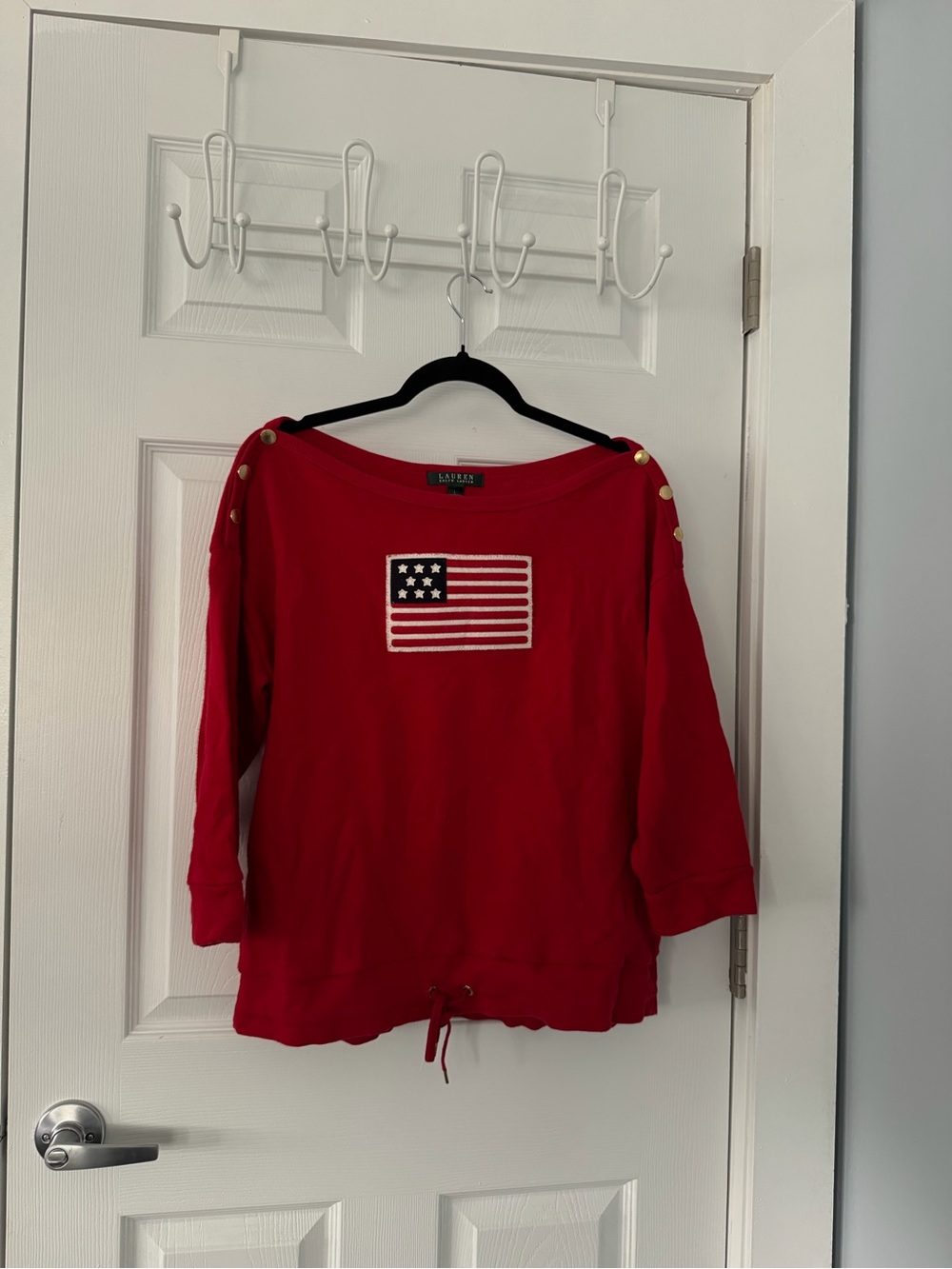 Lauren Ralph Lauren Red Flag Sweater